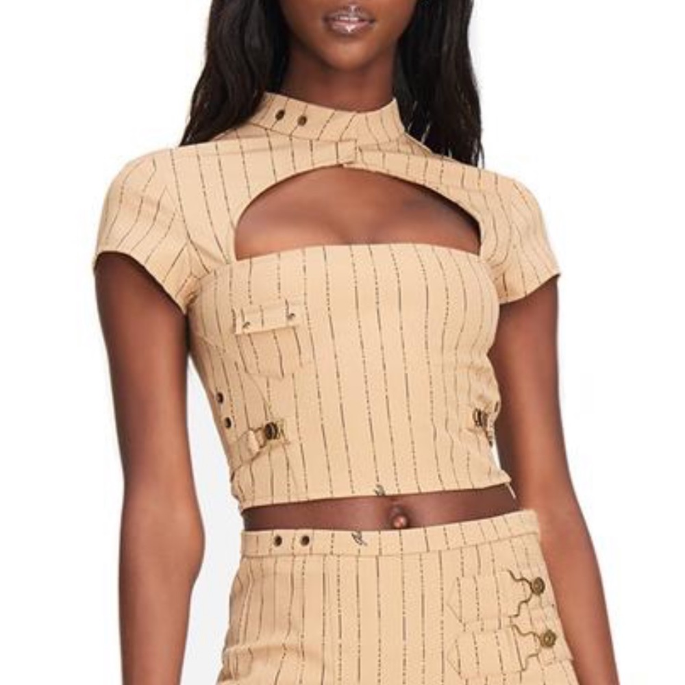 Pinstrip Fran Top